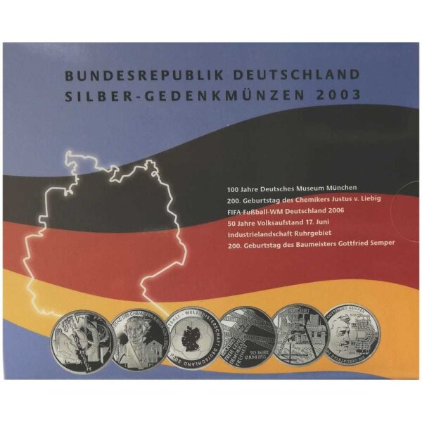Deutschland 10 Euro 2003 Set - PP