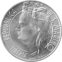 San Marino 1.000 Lire 1986 - XIII. Fußball WM 1986...