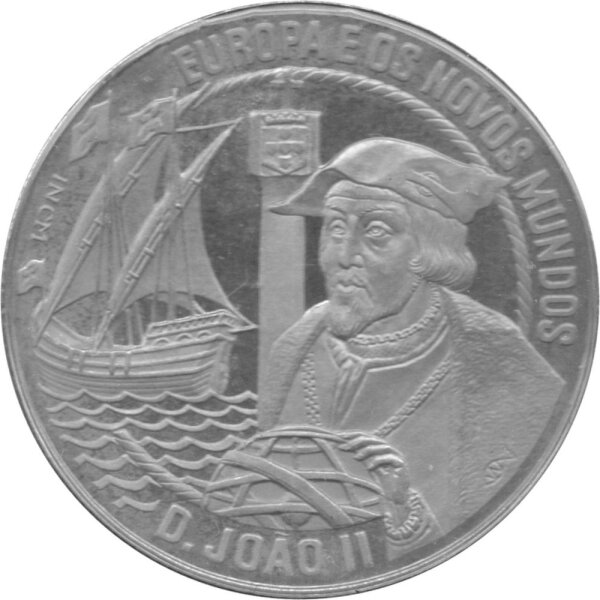 Portugal 2,5 Ecu 1992 - Europa und die Neue Welt "John II." - Kupfer-Nickel