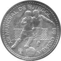 Portugal 100 Escudos 1986 - XIII. Fußball WM 1986...