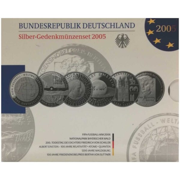Deutschland 10 Euro 2005 Set - PP