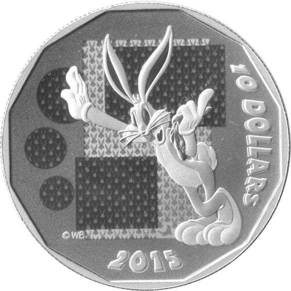Kanada 10 Dollars 2015 - Looney Tunes "Bugs Bunny" - Silber PP