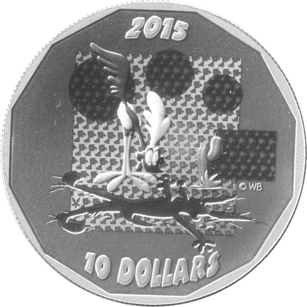 Kanada 10 Dollars 2015 - Looney Tunes "Road Runner" - Silber PP