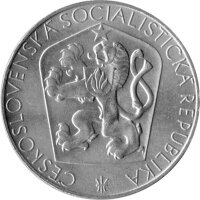 Tschechoslowakei 25 Kronen 1965 - 20. Jahrestag der Befreiung der Tschechoslowakei - Silber