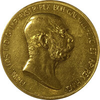 Österreich 100 Kronen Franz Joseph 1908 Gold