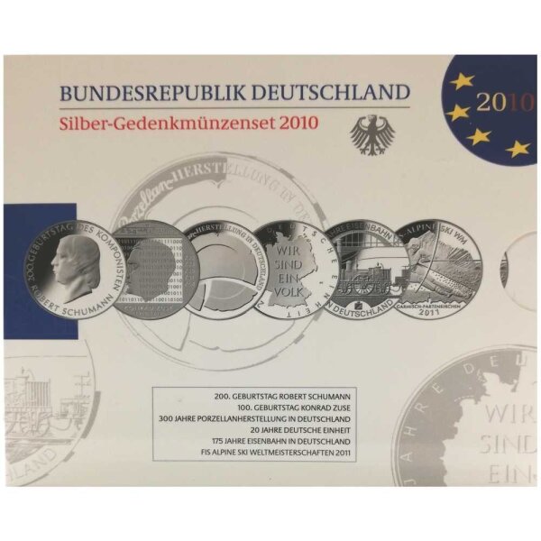 Deutschland 10 Euro 2010 Set - PP