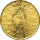 Rumänien 20 Lei 1944 - Kriegerdenkmal - Gold ss