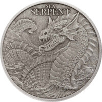 Niue Mythical Creatures 2024 Sea Serpent - Seeschlange 1...