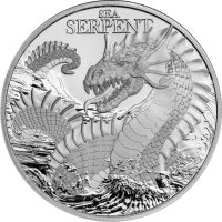 Niue Mythical Creatures 2024 Sea Serpent - Seeschlange 1...