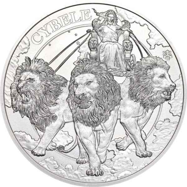 Saint Helena Goddesses Cybele & The Lions 2024 1 oz Silber
