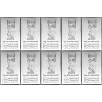 10 x 10 Gramm Silberbarren Tafelbarren