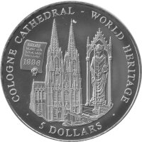 Liberia 5 Dollars 2000 - Weltkulturerbe "Kölner...