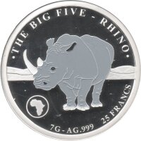 Burundi 25 Francs 2019 - Die großen Fünf...