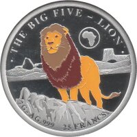Burundi 25 Francs 2019 - Die großen Fünf...