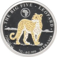 Burundi 25 Francs 2019 - Die großen Fünf...
