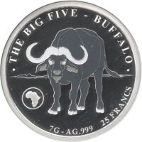 Burundi 25 Francs 2019 - Die großen Fünf...