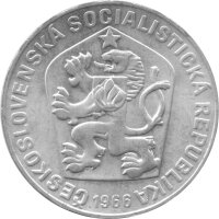 Tschechoslowakei 10 Kronen 1966 - 1100 Jahre Großmähren - Silber