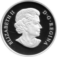 Kanada 25 Dollars 2013 - Oh Kanada "Eisbär mit zwei Jungen" - Silber PP