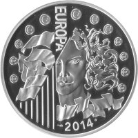 Frankreich 10 Euro 2014 - 50 Jahre Europäische Weltraumorganisation - Silber PP