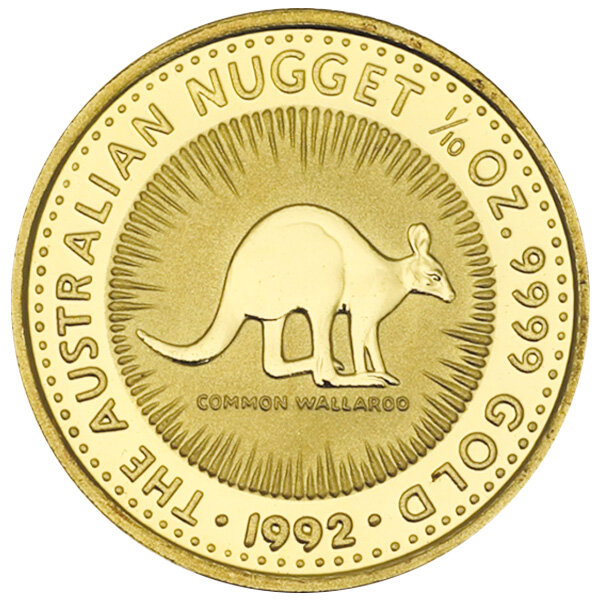 Australien Känguru 1992 1/10 oz Gold