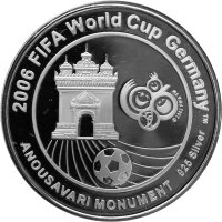 Laos 15.000 Kip 2006 - XXIII. Fußball WM 2006 in...