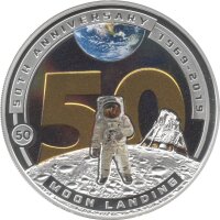 Solomon Islands ½ Dollar 2019 - 50 Jahre...