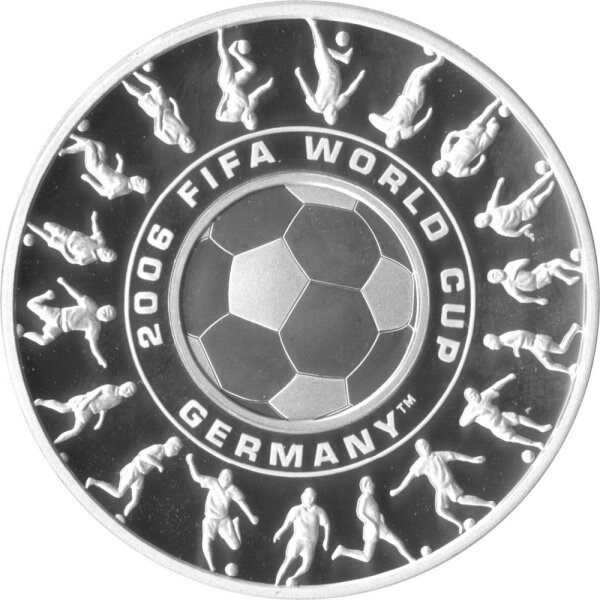 Australien 1 Dollar + 25 Cent 2006 - XVIII. Fußball WM 2006 in Deutschland - Silber PP