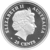 Australien 1 Dollar + 25 Cent 2006 - XVIII. Fußball WM 2006 in Deutschland - Silber PP
