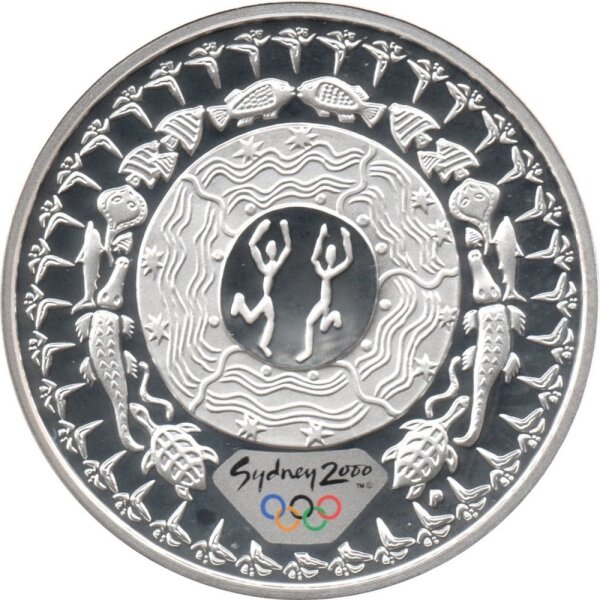 Australien 5 Dollars 2000 - XXVII. Olympische Spiele 2000 in Sidney "Festival der Träume" - Silber PP