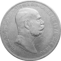 Österreich 5 Kronen 1908 Franz Joseph I - eilende...