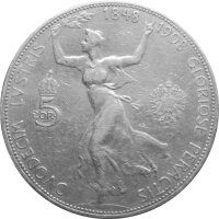 Österreich 5 Kronen 1908 Franz Joseph I - eilende Ruhmesgöttin