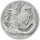 UK St. George and the Dragon 2024 1000 Gramm Silber