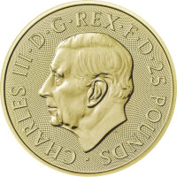UK St. George and the Dragon 2024 1/4 oz Gold
