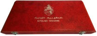 Tunesien 10 x 1 Dinar 1969 - Geschichte Tunesiens- Silber PP