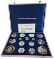 Äquatorialguinea - Münzset 1970 - Silber PP