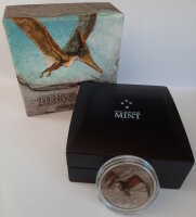 Niue 2 Dollars 2020 - Dinosaurier "Pterodactyl" - 1 oz Silber
