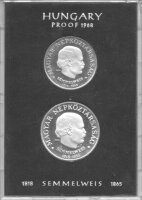 Ungarn Set 50 + 100 Forint 1968 - 150. Geburtstag von...