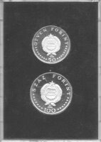Ungarn Set 50 + 100 Forint 1968 - 150. Geburtstag von Ignaz Semmelweis - Silber PP