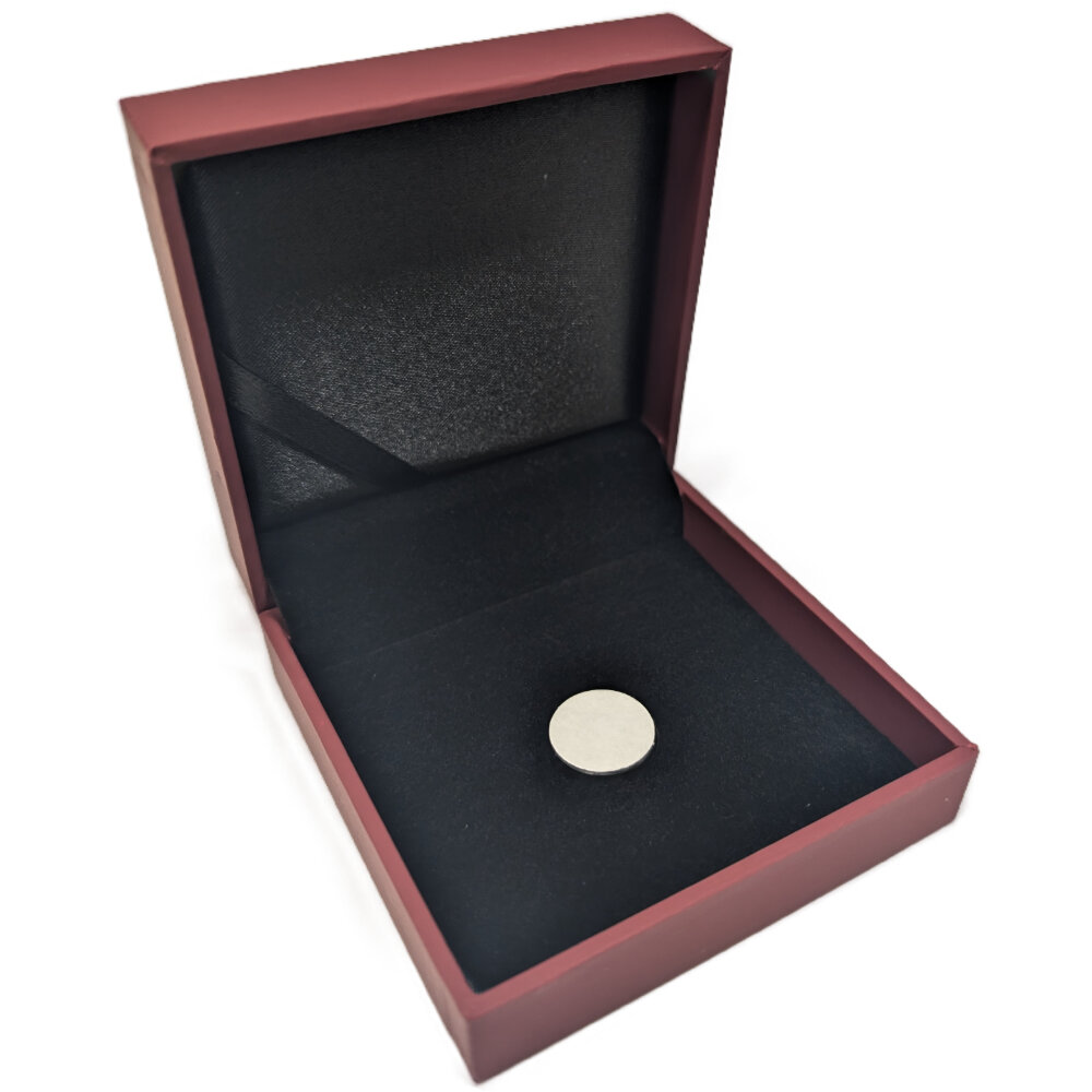  Universaletui NUMMUS UNO Bordeauxrot fuer gekapselte Muenzen von 15 bis 60 mm AussYumlendurchmesser 