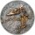 Mongolei 500 Tögrög 2018 - Evolution des Lebens "Pterosaurier" - 1 oz Silber