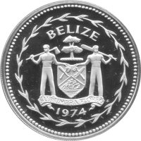 Belize Kursmünzensatz 1974 - PP