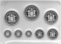 Belize Kursmünzensatz 1974 - PP