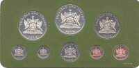 Trinidad and Tobago Kursmünzensatz 1975 - PP