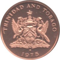 Trinidad and Tobago Kursmünzensatz 1975 - PP