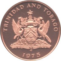Trinidad and Tobago Kursmünzensatz 1975 - PP