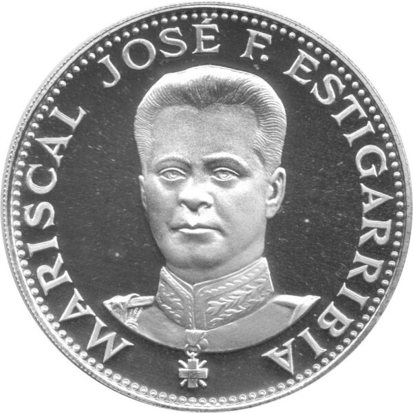 Paraguay 150 Guarani 1973 - Perönlichkeiten "José Félix Estigarribia" - Silber PP
