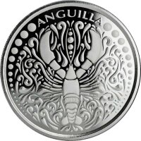 EC 8 6. Ausgabe 2018 Anguilla Lobster - Hummer 1 oz Silber
