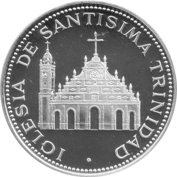 Paraguay 150 Guarani 1975 - Bauwerke - "Kirche der Heiligen Dreifaltigkeit" - Silber PP