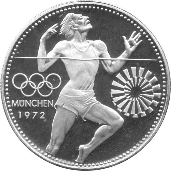 Paraguay 150 Guarani 1972 - XX. Olympische Sommerspiele 1972 in München "Laufen" - Silber PP