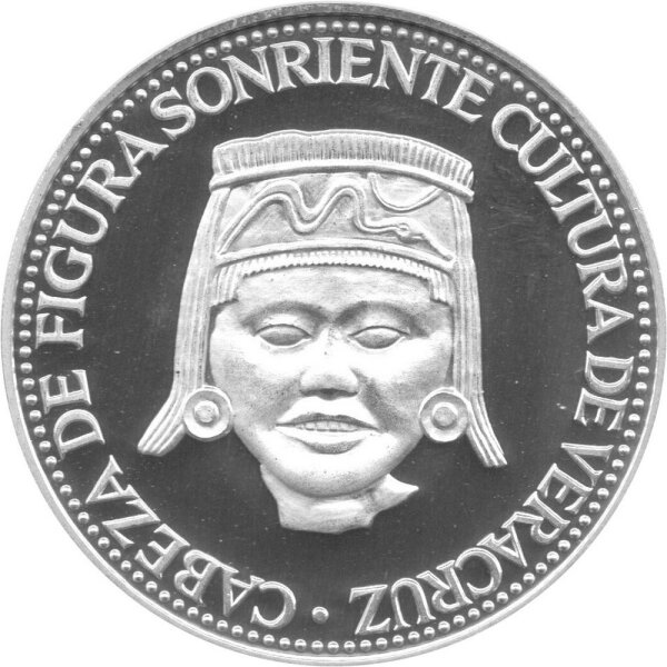 Paraguay 150 Guarani 1973 - Kulturen Mesoamerikas "Veracruz - Skulptur" - Silber PP